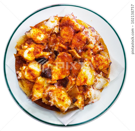 Pulpo a la gallega 102138757