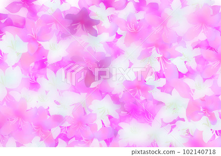 Three-leaf azalea flower card 3 Three-leaf azalea flower card 3 102140718