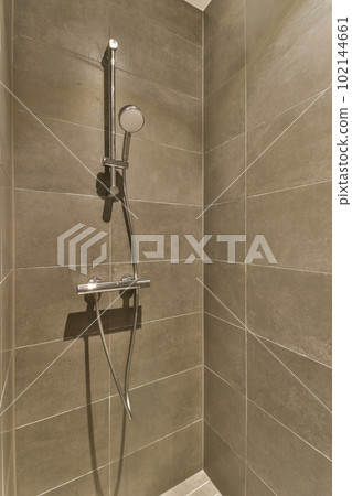 a shower that is very clean and ready to be used for use in the bathroom or as an additional room a shower that is very clean and ready to be used for use in the bathroom or as an additional room 102144661