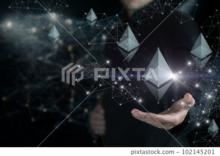 Ethereum support concept. 102145201