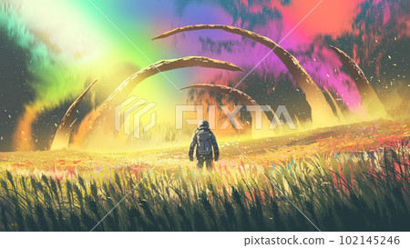 night of the colorful planet 102145246