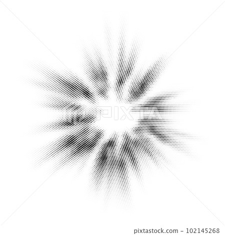 Vector Halftone Pattern. Set of Dots. Dotted Texture on White Background. Overlay Grunge Template. Distress Linear Design. 102145268