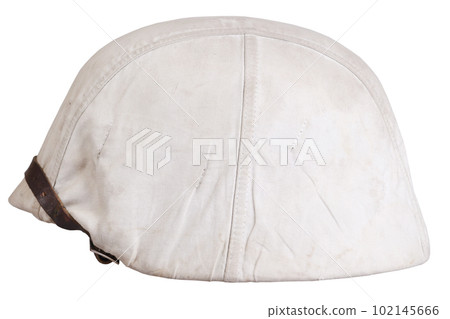 German nazi army helmet with white camouflage cover, type winter, helmet M35, M40, M42. 102145666