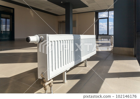 Vertically installed central heating radiator Vertically installed central heating radiator 102146176