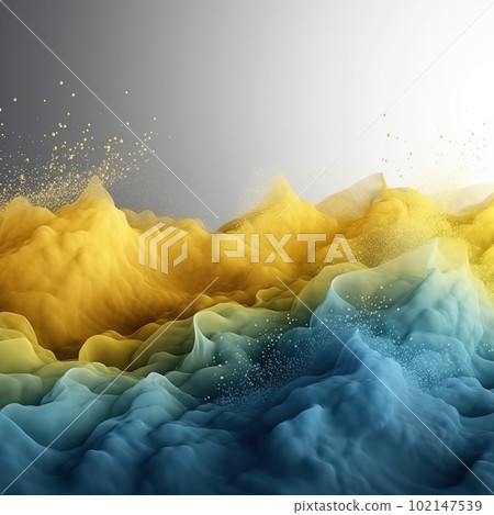 Network technology background futuristic tech blue and yellow wave background. Low poly 3d wire made with generative AI Scy fi space illustration Network technology background futuristic tech blue and yellow wave background. Low poly 3d wire made with generative AI Scy fi space illustration 102147539