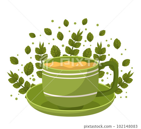 Mint Tea Is A Refreshing And Aromatic Drink Made By Steeping Fresh Mint Leaves In Hot Water. It Has A Cooling Mint Tea Is A Refreshing And Aromatic Drink Made By Steeping Fresh Mint Leaves In Hot Water. It Has A Cooling 102148083
