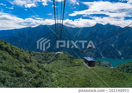 夏季立山黑部阿爾卑斯山脈路線立山索道 夏季立山黑部阿爾卑斯山脈路線立山索道 102148953