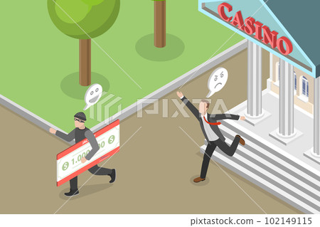 3D Isometric Flat Vector Conceptual Illustration of Robbery 3D Isometric Flat Vector Conceptual Illustration of Robbery 102149115
