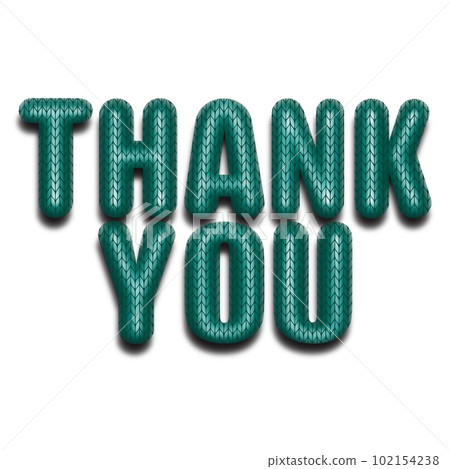 字母詞插畫，謝謝詞插畫素材，圓形立體人物素材，針織插畫人物素材 102154238
