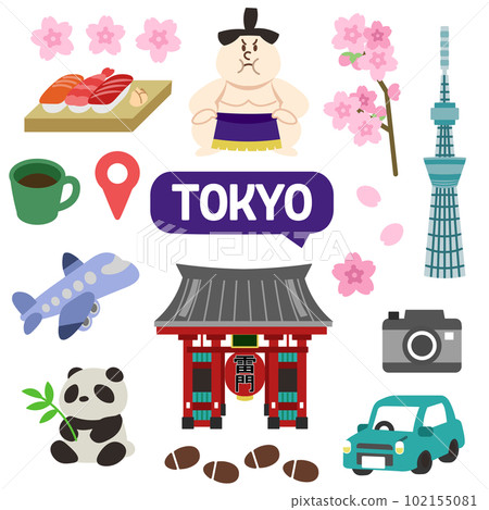 Tokyo icon no line Tokyo icon no line 102155081