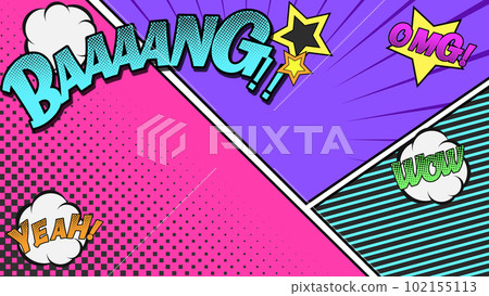 漫畫風格的彩色背景 102155113