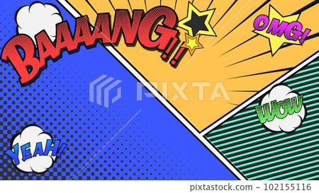 漫畫風格的彩色背景 102155116