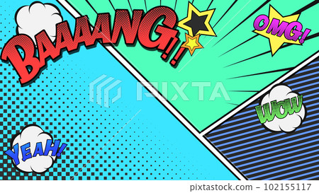 漫畫風格的彩色背景 102155117