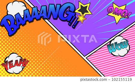 漫畫風格的彩色背景 102155119