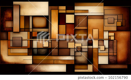 Generative AI, Abstract Squares and Rectangles Background Generative AI, Abstract Squares and Rectangles Background 102156790