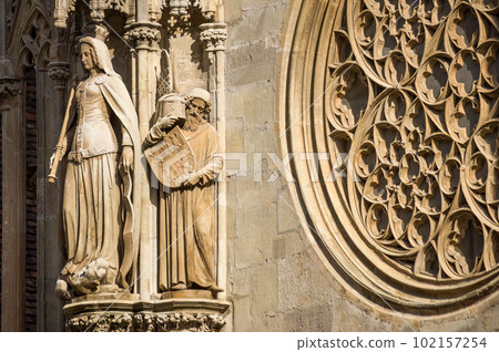 Detail of St. Stephen's Cathedral in Vienna, Austria Detail of St. Stephen's Cathedral in Vienna, Austria 102157254