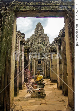 The temple complex of Angkor Wat The temple complex of Angkor Wat 102157305