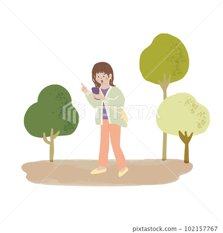 Check smartphone while walking Check smartphone while walking 102157767