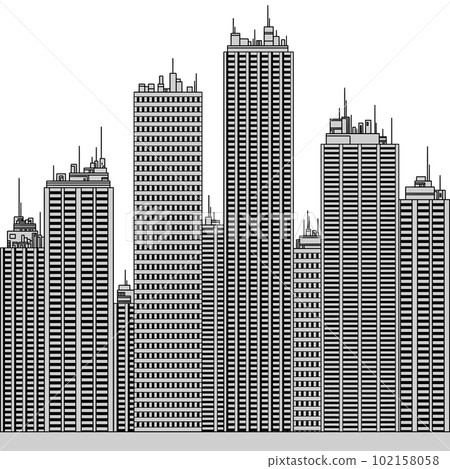 city pop illustrations 102158058