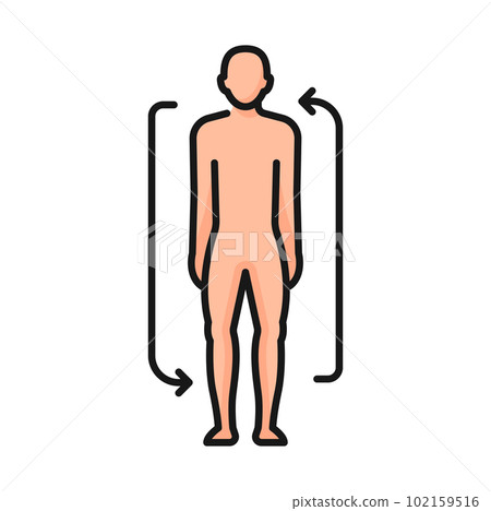 MRI scan diagnostics color icon, body radiology and CT screening vector line symbol. MRI or magnetic resonance imaging of patient body for tomography and MRI machine use pictogram MRI scan diagnostics color icon, body radiology and CT screening vector line symbol. MRI or magnetic resonance imaging of patient body for tomography and MRI machine use pictogram 102159516