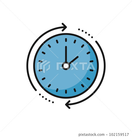 MRI icon, radiology CT scan timer, color line vector sign for medical diagnostics machine. MRI or magnetic resonance imaging and tomography symbol of screening time, timer clock icon MRI icon, radiology CT scan timer, color line vector sign for medical diagnostics machine. MRI or magnetic resonance imaging and tomography symbol of screening time, timer clock icon 102159517