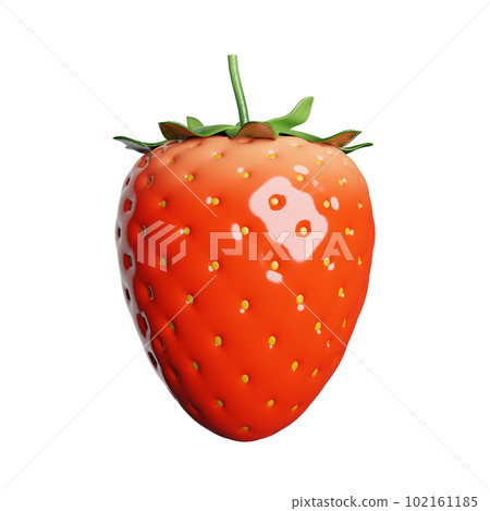 立體逼真的草莓3DCG 立體逼真的草莓3DCG 102161185