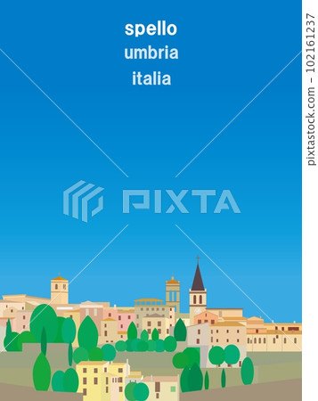 Spello spello Umbria umbria Italy italia 102161237