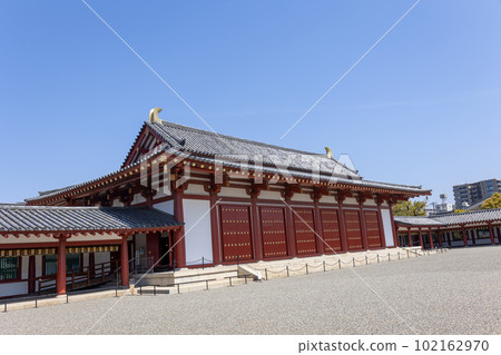 大阪四天王寺禮堂(攝於2023年4月1日) 大阪四天王寺禮堂(攝於2023年4月1日) 102162970