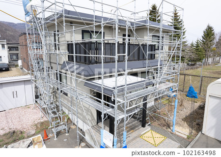 正在裝修的房子的鳥瞰圖 102163498