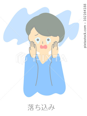 Illustration material: menopause / menopausal disorder _ women _ symptoms Illustration material: menopause / menopausal disorder _ women _ symptoms 102164188