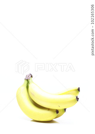 Banana taken on a white background Banana taken on a white background 102165306