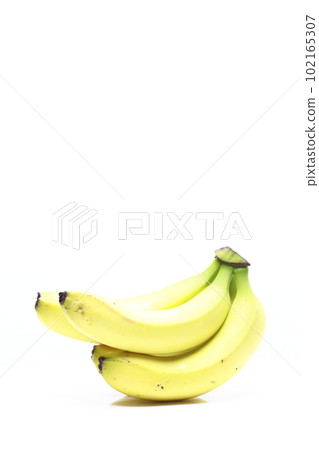 Banana taken on a white background Banana taken on a white background 102165307