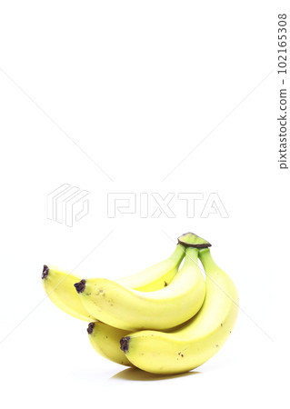 Banana taken on a white background Banana taken on a white background 102165308