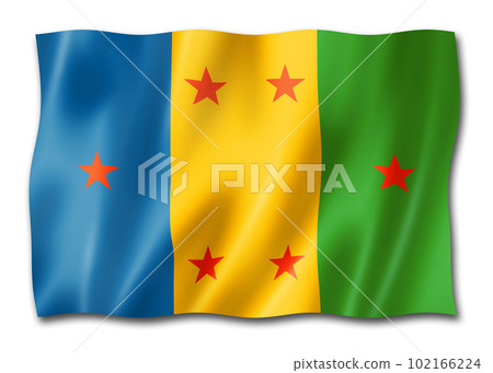 Ogoni people ethnic flag, Africa 102166224