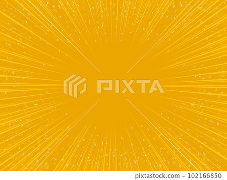 Background material confetti & concentration line yellow gold explosion gift winner 102166850