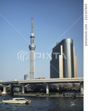 Tokyo Sky Tree and Sumida River (Asakusa, Tokyo) Tokyo Sky Tree and Sumida River (Asakusa, Tokyo) 102167605