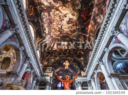 Frescoes in chiesa San Pantalon, Venice, italy Frescoes in chiesa San Pantalon, Venice, italy 102169149