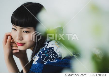 浴衣長發 浴衣長發 102170381