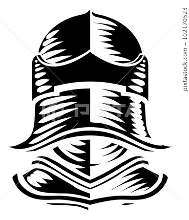 Knight Helmet Armor Helm Medieval Vintage Woodcut Knight Helmet Armor Helm Medieval Vintage Woodcut 102170523