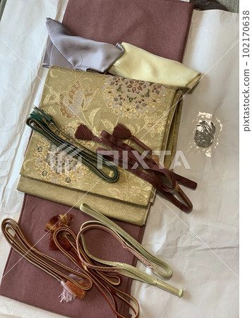 Kimono, Obi, Accessories, Same Komon, Komon, Edo Komon, Traditional Patterns 102170638