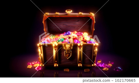 Fantasy treasure chest "AI-generated image" Fantasy treasure chest "AI-generated image" 102170665