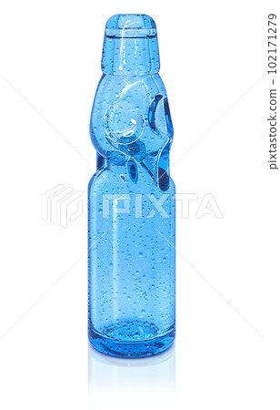 Ramune bottle illustration real 102171279