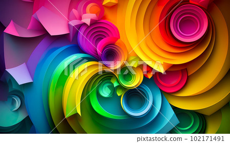 Colorful abstract background "AI generated image" Colorful abstract background "AI generated image" 102171491