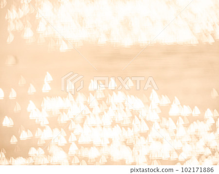 Background material Yacht pattern reflection Orange type fine pattern Background material Yacht pattern reflection Orange type fine pattern 102171886