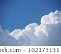 White clouds floating in the blue sky 102173131
