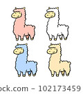 Illustration alpaca animal cute mammal 102173459