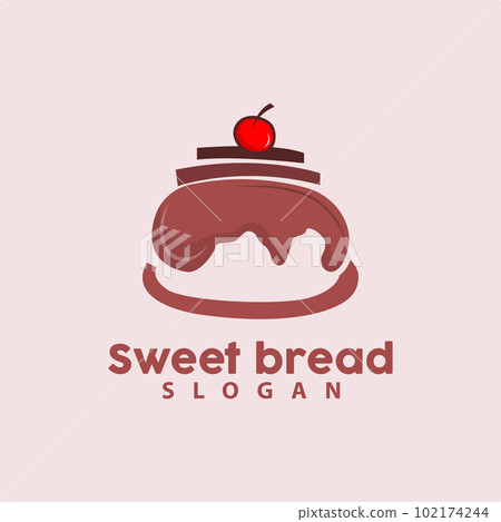 Sweet Bread Logo, Pancake Birthday Vector, Sandwich, Symbol Illustration Icon Design 102174244