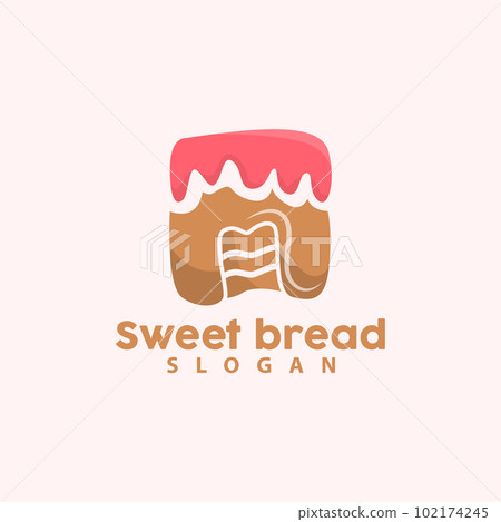 Sweet Bread Logo, Pancake Birthday Vector, Sandwich, Symbol Illustration Icon Design Sweet Bread Logo, Pancake Birthday Vector, Sandwich, Symbol Illustration Icon Design 102174245