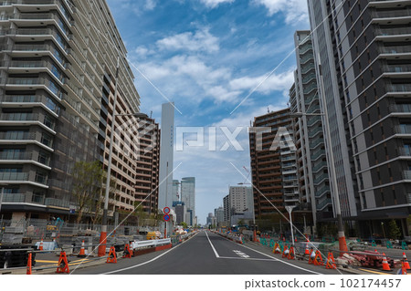 晴海五丁目(東京都中央區)正在重建的前運動員村遺址的開發 晴海五丁目(東京都中央區)正在重建的前運動員村遺址的開發 102174457