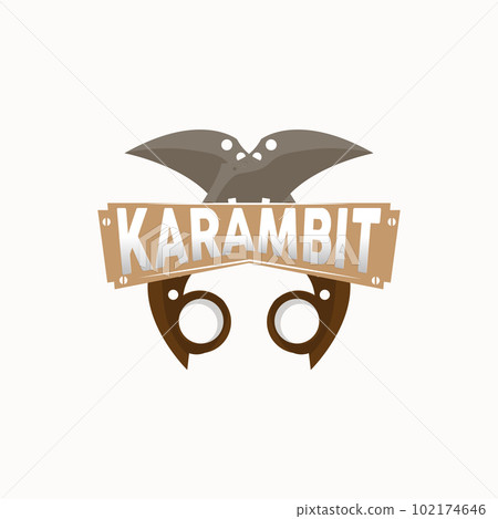 Kerambit Logo, Indonesia Fighting Weapon Vector, Ninja Fighting Tool Simple Design, Template Illustration Symbol Icon Kerambit Logo, Indonesia Fighting Weapon Vector, Ninja Fighting Tool Simple Design, Template Illustration Symbol Icon 102174646